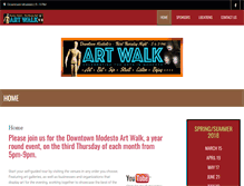 Tablet Screenshot of modestoartwalk.com